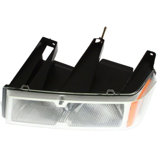 HEAD LAMP LH XTREME W/CHROME BEZEL HQ REPLACEMENT FOR GMC CANYON 2008 PARTSLINK NUMBER  GM2502247