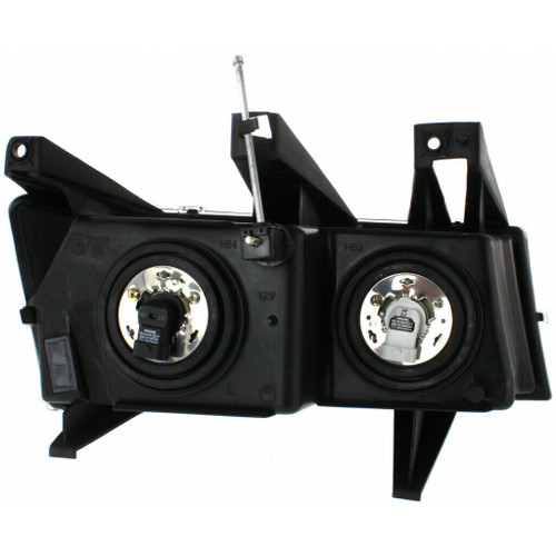 HEAD LAMP LH W/BLACK BEZEL W/O XTREME PKG CAPA REPLACEMENT FOR GMC CONYON 2005 PARTSLINK NUMBER GM2502234C