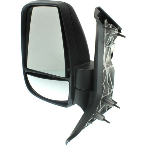 DOOR MIRROR LH MANUAL TEXTURED W/SHORT ARM W/LOW ROOF   REPLACEMENT FOR FORD TRANSIT T-350 CARGO VAN 2015 PARTSLINK NUMBER  FO1320547