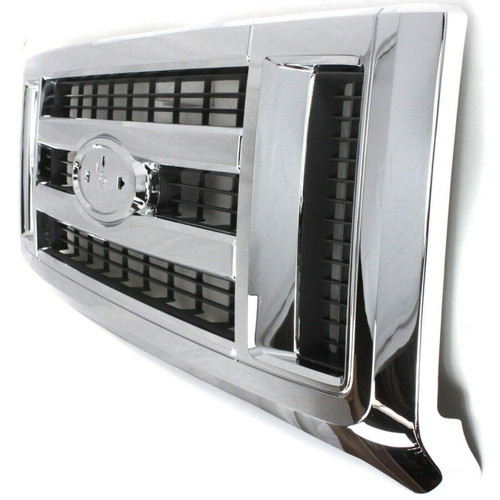GRILLE GREY W/CHROME MOLDING REPLACEMENT FOR FORD VAN E350 SUPER DUTY 2015 PARTSLINK NUMBER FO1200507 GRILLE GREY W/CHROME MOLDING REPLACEMENT FOR FORD VAN E350 SUPER DUTY 2015 PARTSLINK NUMBER FO1200507