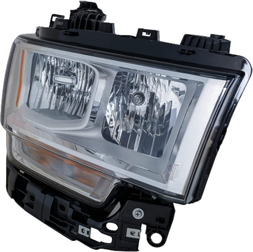 HEAD LAMP RH HALOGEN CHROME BEZEL W/O LOGO HQ REPLACEMENT FOR RAM PICKUP-RAM-4500 2019 PARTSLINK NUMBER CH2503334 HEAD LAMP RH HALOGEN CHROME BEZEL W/O LOGO HQ REPLACEMENT FOR RAM PICKUP-RAM-4500 2019 PARTSLINK NUMBER CH2503334