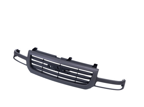 GRILLE TEXTURED GRAY 1500/2500 REPLACEMENT FOR GMC PICKUP GMC SIERRA HYBRID 2005 PARTSLINK NUMBER GM1200476
