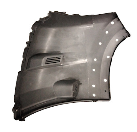 BUMPER END CAP RH TEXTURED BLACK W/O FOG LAMPS/ PARK ASSIST SENSOR REPLACEMENT FOR PROMASTER 3500 2019 PARTSLINK NUMBER CH1017108 BUMPER END CAP RH TEXTURED BLACK W/O FOG LAMPS/ PARK ASSIST SENSOR REPLACEMENT FOR PROMASTER 3500 2019 PARTSLINK NUMBER CH1017108