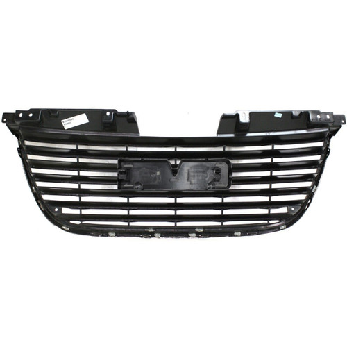 GRILLE W/O DENALI PACKAGE MATTE BLACK W/CHROME FRAME REPLACEMENT FOR GMC   YUKON XL 2008 PARTSLINK NUMBER  GM1200576
