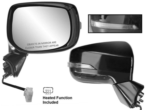 DOOR MIRROR RH POWER PTM HTD W/SIGNAL REPLACEMENT FOR SUBARU FORESTER 2019 PARTSLINK NUMBER SU1321168 DOOR MIRROR RH POWER PTM HTD W/SIGNAL REPLACEMENT FOR SUBARU FORESTER 2019 PARTSLINK NUMBER SU1321168