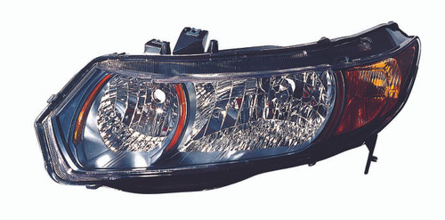 HEAD LAMP RH 6 SPEED 2.0L CAPA REPLACEMENT FOR HONDA CIVIC COUPE 2008 PARTSLINK NUMBER  HO2503133C