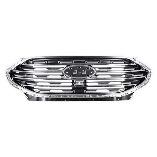 GRILLE FR CHROME BAR STYLE W/CAMERA SEL/TITANIUM REPLACEMENT FOR FORD EDGE 2022 PARTSLINK NUMBER FO1200645