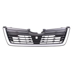 GRILLE MATTE BLACK W/SILVER MOULDING BASE/PREMIUM MODEL REPLACEMENT FOR SUBARU FORESTER 2019 PARTSLINK NUMBER SU1200187