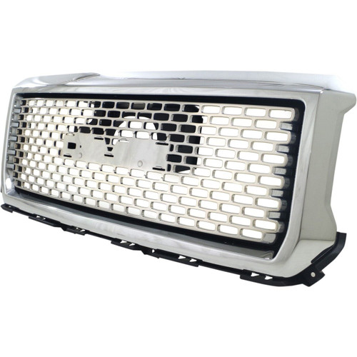 GRILLE W/CHROME MOULDING DENALI REPLACEMENT FOR GMC PICKUP GMC DENALI 1500 2015 PARTSLINK NUMBER GM1200681 GRILLE W/CHROME MOULDING DENALI REPLACEMENT FOR GMC PICKUP GMC DENALI 1500 2015 PARTSLINK NUMBER GM1200681
