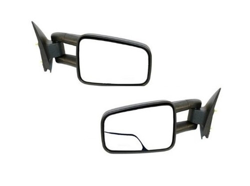 DOOR MIRROR LH MANUAL TOW TYPE W/BLIND SPOT TEXTURED REPLACEMENT FOR GMC YUKON 2005 PARTSLINK NUMBER GM1320244