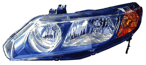 HEAD LAMP LH REPLACEMENT FOR HONDA CIVIC HYBRID 2008 PARTSLINK NUMBER  HO2502125U