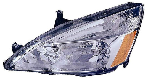 HEAD LAMP LH HQ REPLACEMENT FOR HONDA ACCORD SEDAN 2005 PARTSLINK NUMBER HO2502120
