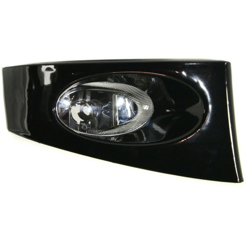 FOG LAMP FR RH BLACK CODE B92P W/BLACK PAINTED BEZEL HQ REPLACEMENT FOR HONDA FIT 2008 PARTSLINK NUMBER  HO2593118