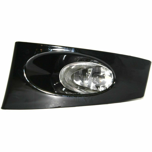 FOG LAMP FR LH BLACK CODE B92P W/BLACK PAINTED BEZEL HQ REPLACEMENT FOR HONDA FIT 2008 PARTSLINK NUMBER  HO2592118