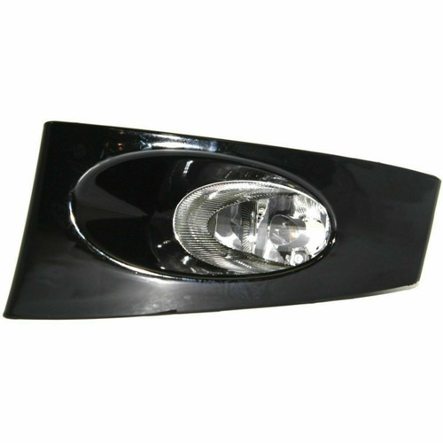 FOG LAMP FR LH BLACK CODE B92P W/BLACK PAINTED BEZEL REPLACEMENT FOR HONDA FIT 2008 PARTSLINK NUMBER  HO2592118U