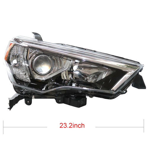 HEAD LAMP RH HALOGEN W/CHROME TRIM/BLACK BEZEL CAPA REPLACEMENT FOR TOYOTA 4RUNNER 2019 PARTSLINK NUMBER TO2519150C HEAD LAMP RH HALOGEN W/CHROME TRIM/BLACK BEZEL CAPA REPLACEMENT FOR TOYOTA 4RUNNER 2019 PARTSLINK NUMBER TO2519150C