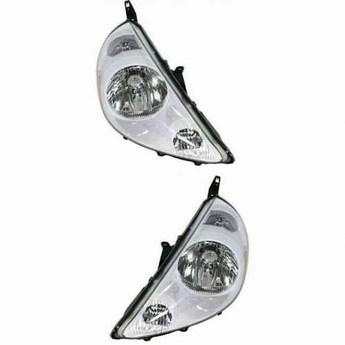HEAD LAMP LH WHITE(CODE NH578) HQ REPLACEMENT FOR HONDA FIT 2008 PARTSLINK NUMBER  HO2518119