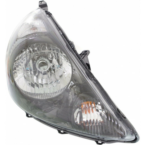 HEAD LAMP RH BLACK HQ REPLACEMENT FOR HONDA FIT 2008 PARTSLINK NUMBER  HO2503131