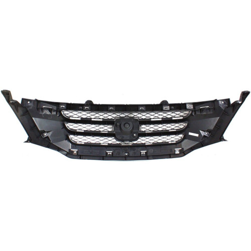 GRILLE MATTE BLACK REPLACEMENT FOR HONDA ODYSSEY 2008 PARTSLINK NUMBER  HO1200190
