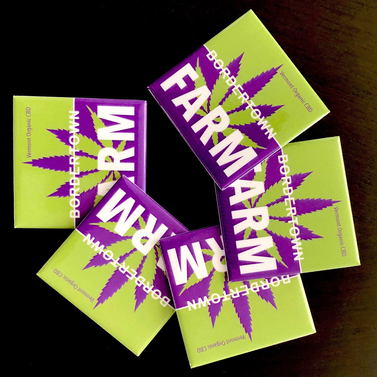 Bordertown Farm 2" Button Bordertown Farm