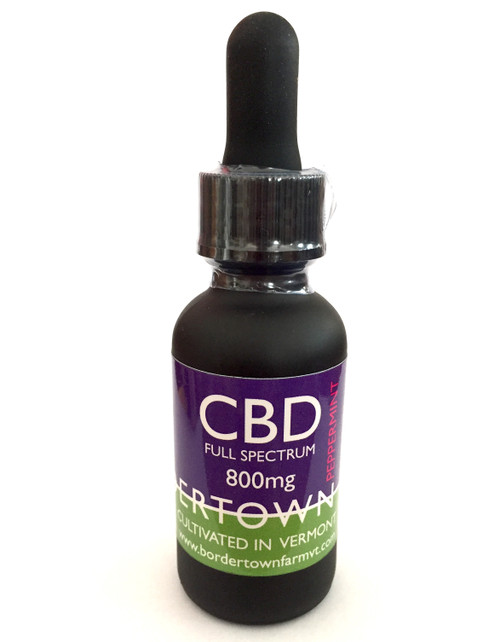 800mg Organic Full Spectrum CBD mixed with Organic Olive Oil.  Flavor:  Peppermint