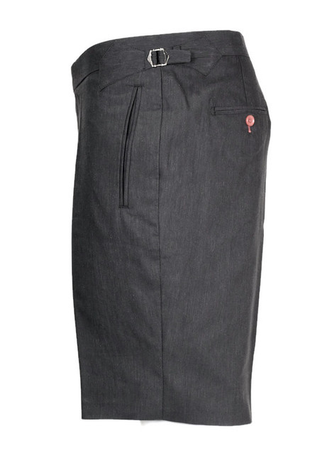 Casual shirt & pants  black/seersucker short set