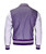 Purple/white seersucker jogger suit
