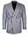 Gray pinstripe Double-breasted peak-lapel suit