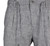 Gray pinstripe Linen drawstring pants