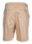 Tan shorts Linen drawstring pants/back