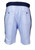 blue seersucker /linen shorts pants/back