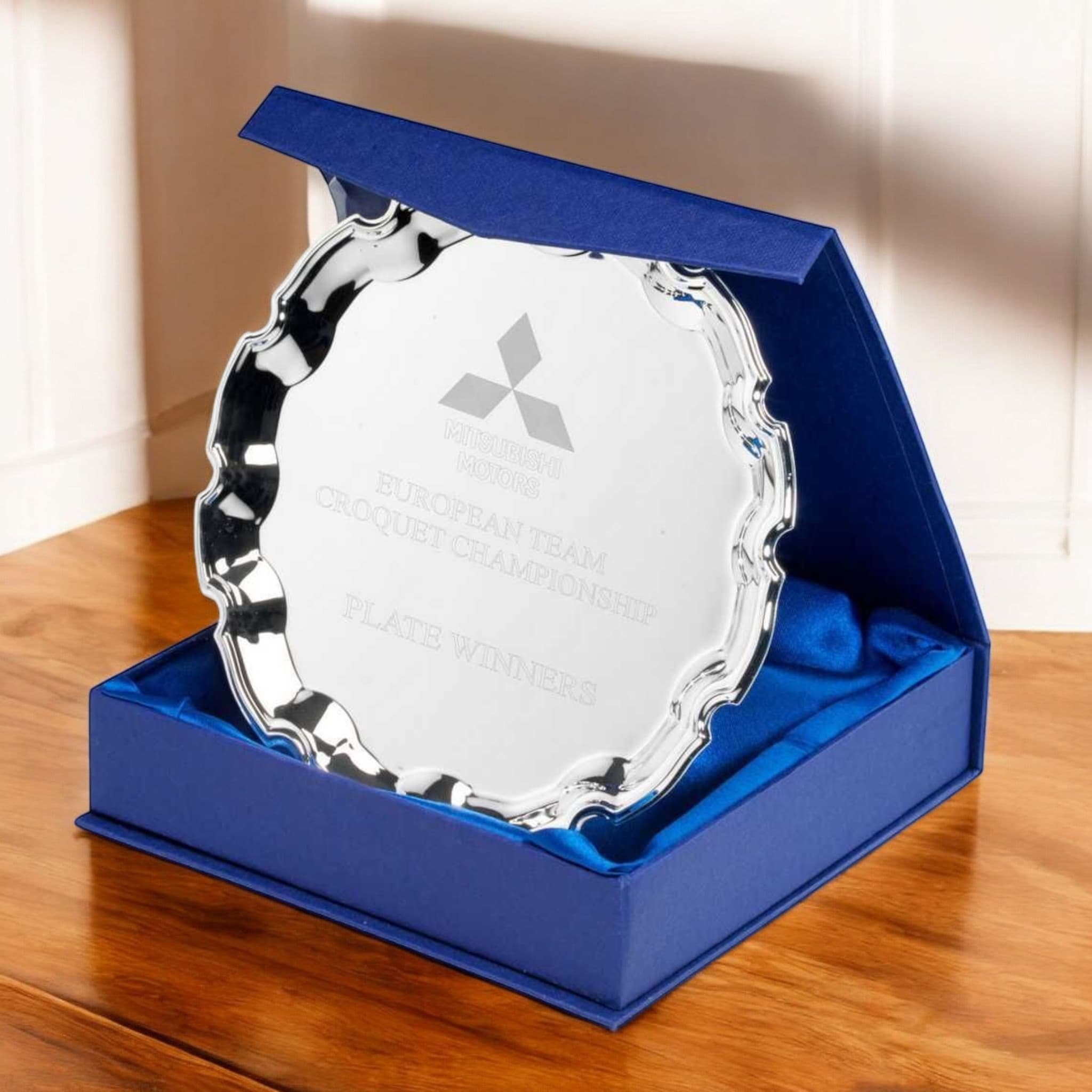 Chippendale silver salver