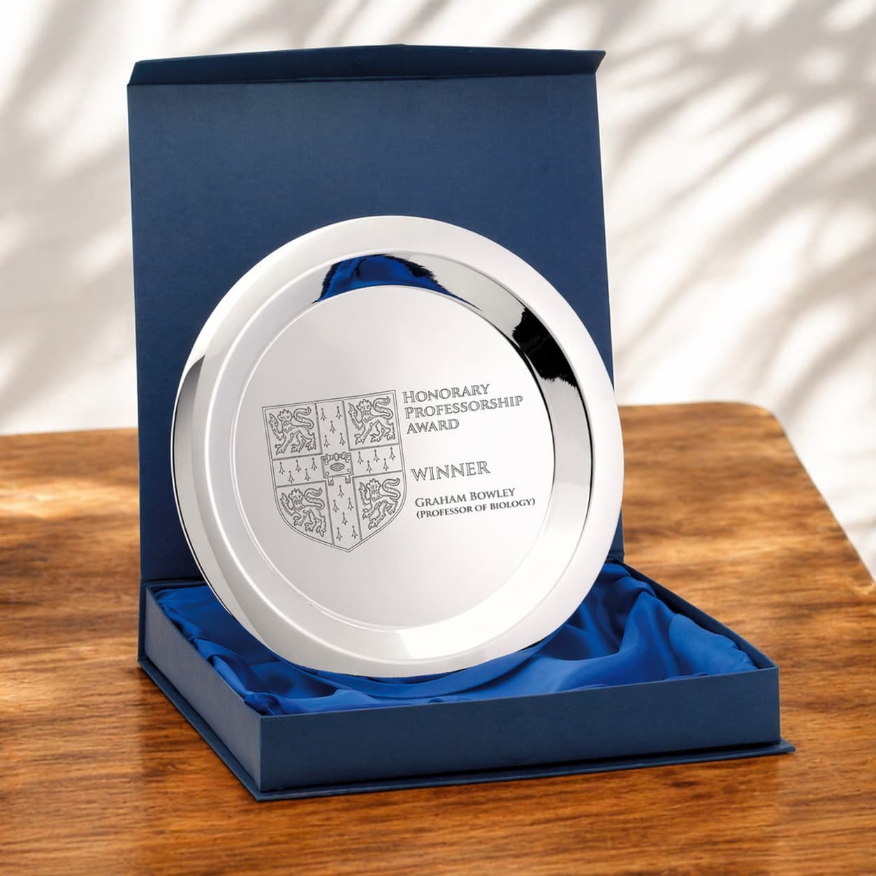 Plain silver salver
