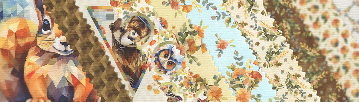 Woodland Animals by Quiltberry Farm