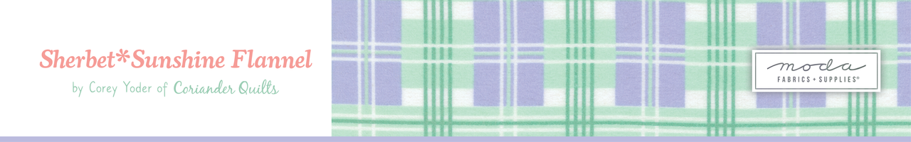 Sherbet Sunshine Flannel by Corey Yoder