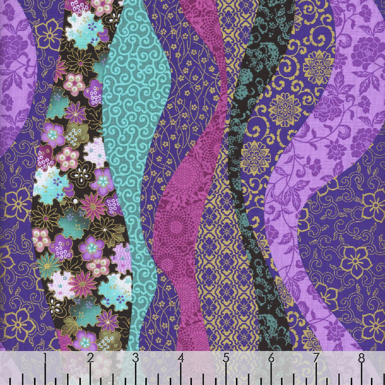 Timeless Treasures Fabrics Shizuka Chong A Hwang Multi Asian