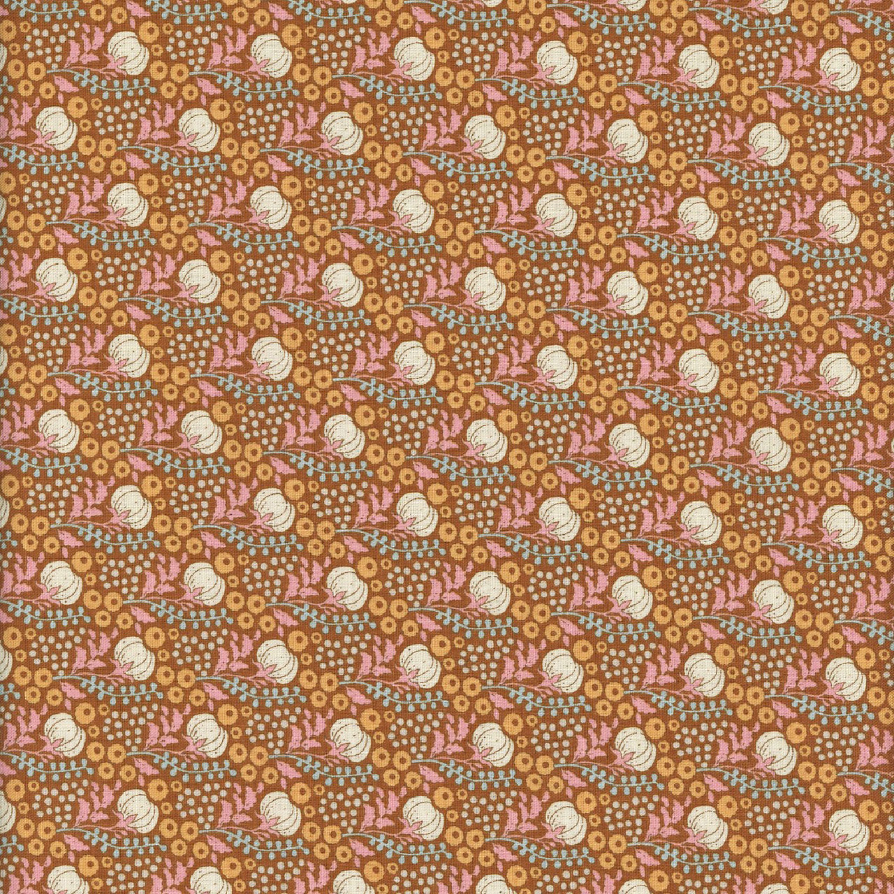 Tilda Fabrics Sanctuary Cottonfield Ochre | Quilt Fabric
