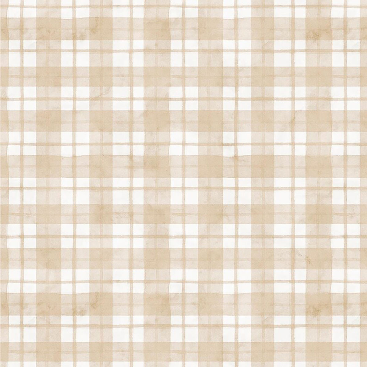 P&B Textiles Farmhouse Americana Cream Cranston Patriotic Plaid 