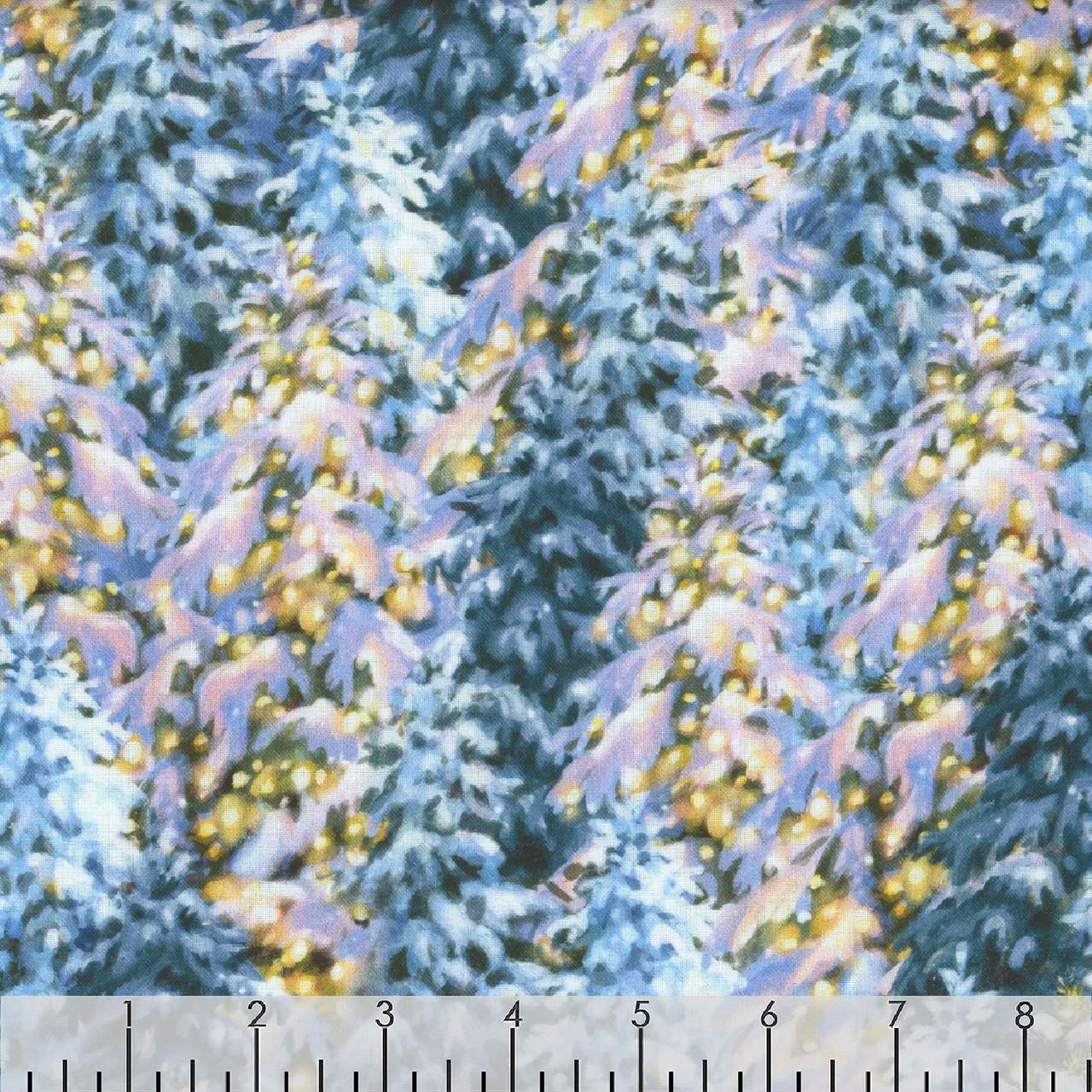 タオル Dona Timeless Treasures Fabrics Christmas Eve Dona Gelsinger Snowy Pine