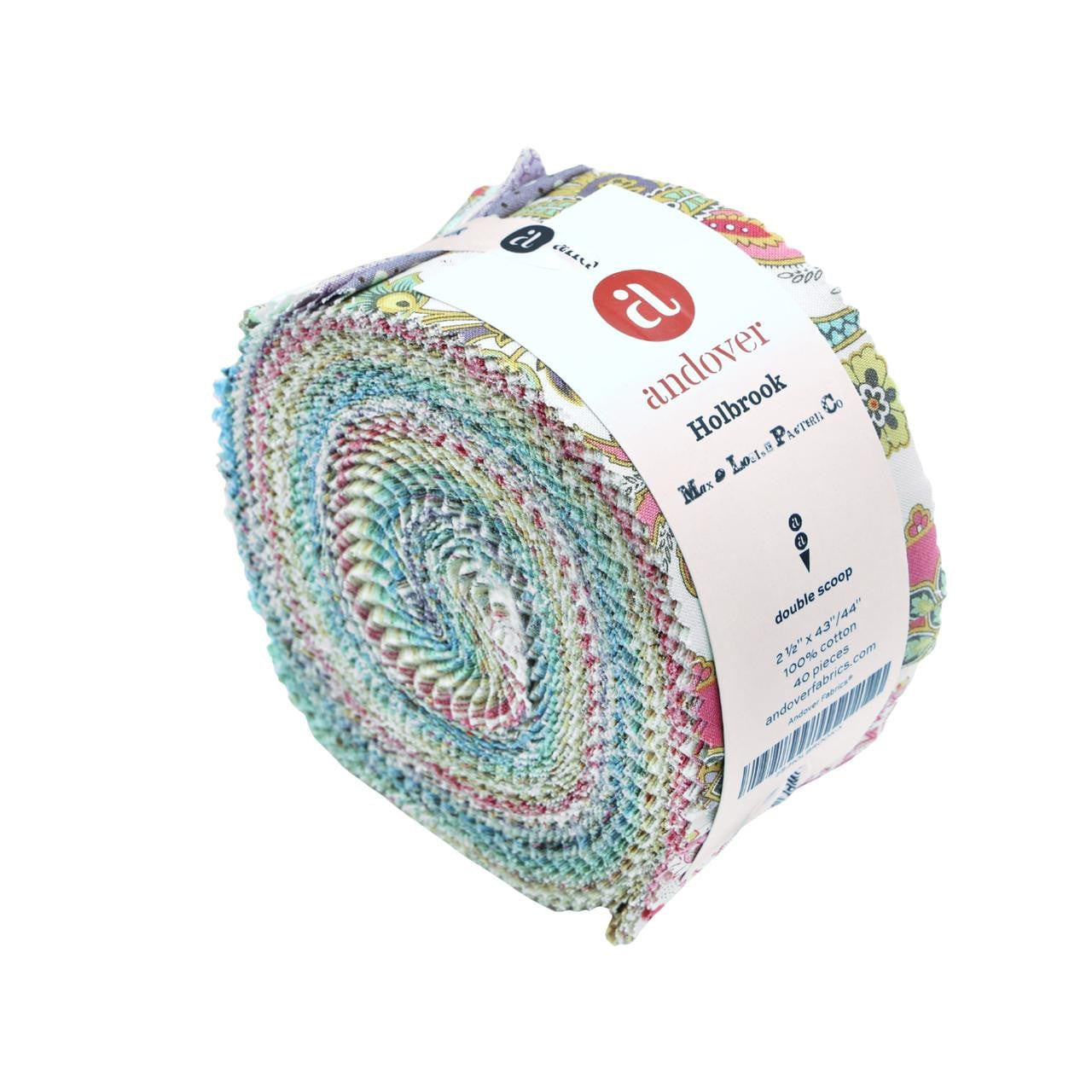 Andover Fabrics Holbrook by Max & Louise Jelly Roll Fabric Strips