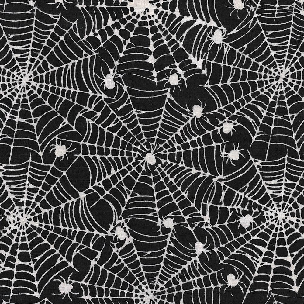 【激レア】　operation spider web パッチ　セット Lumin Fabrics Island Batik Spooktacular Spider Web Black