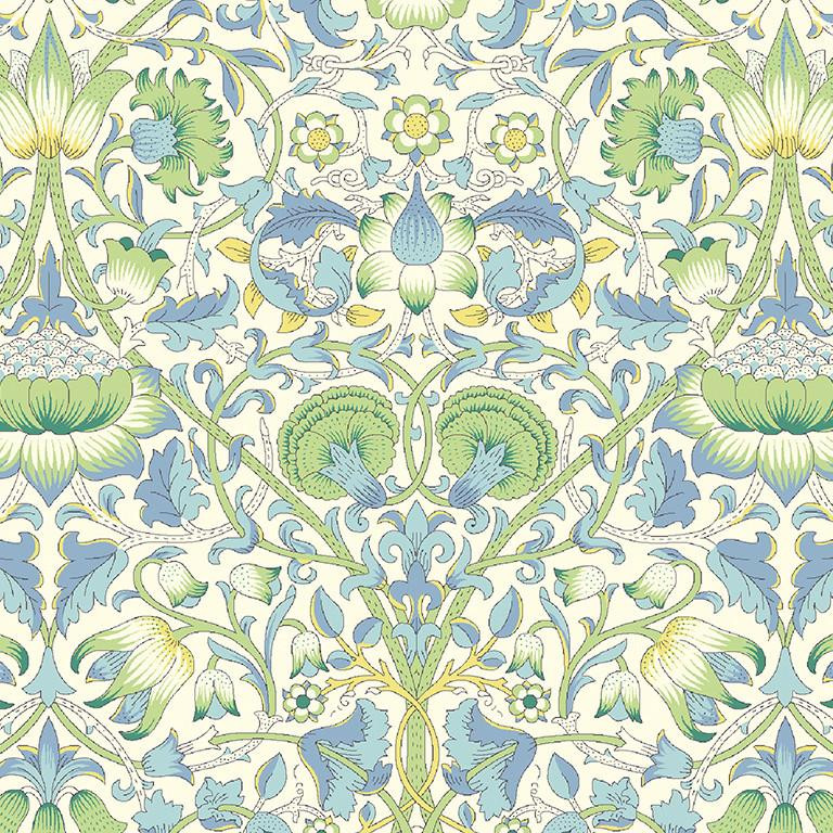 Liberty Fabrics Tana Lawn William Morris Lodden Green Blue