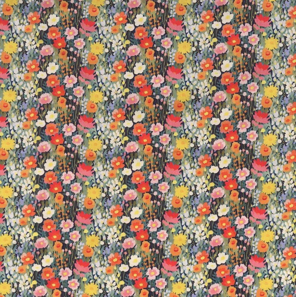 In The Beginning Fabrics Lovelies by Jason Yenter Red Pink Orange