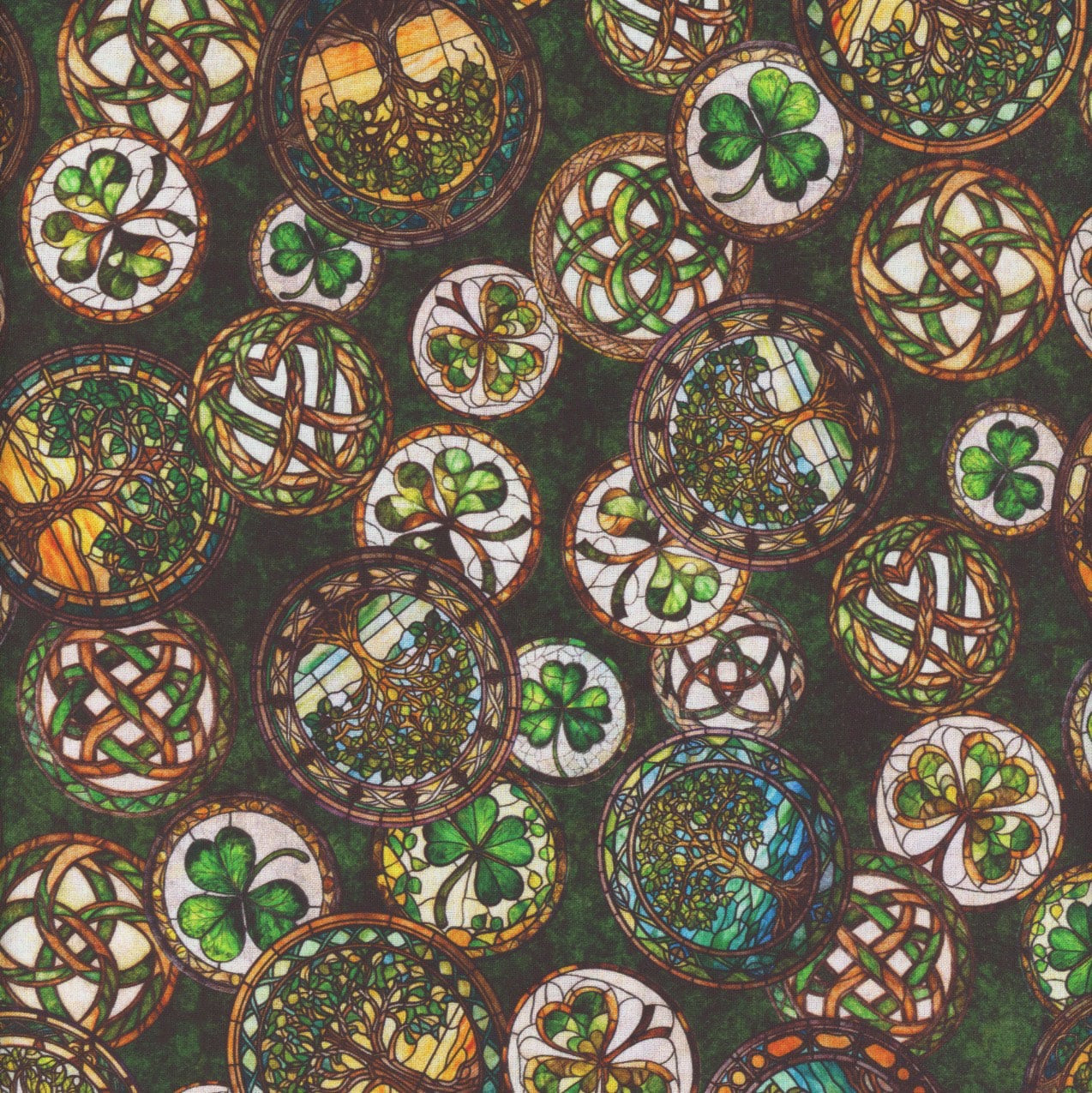 Quilting Treasures Fabrics Spirit of Ireland by Dan Morris Green 