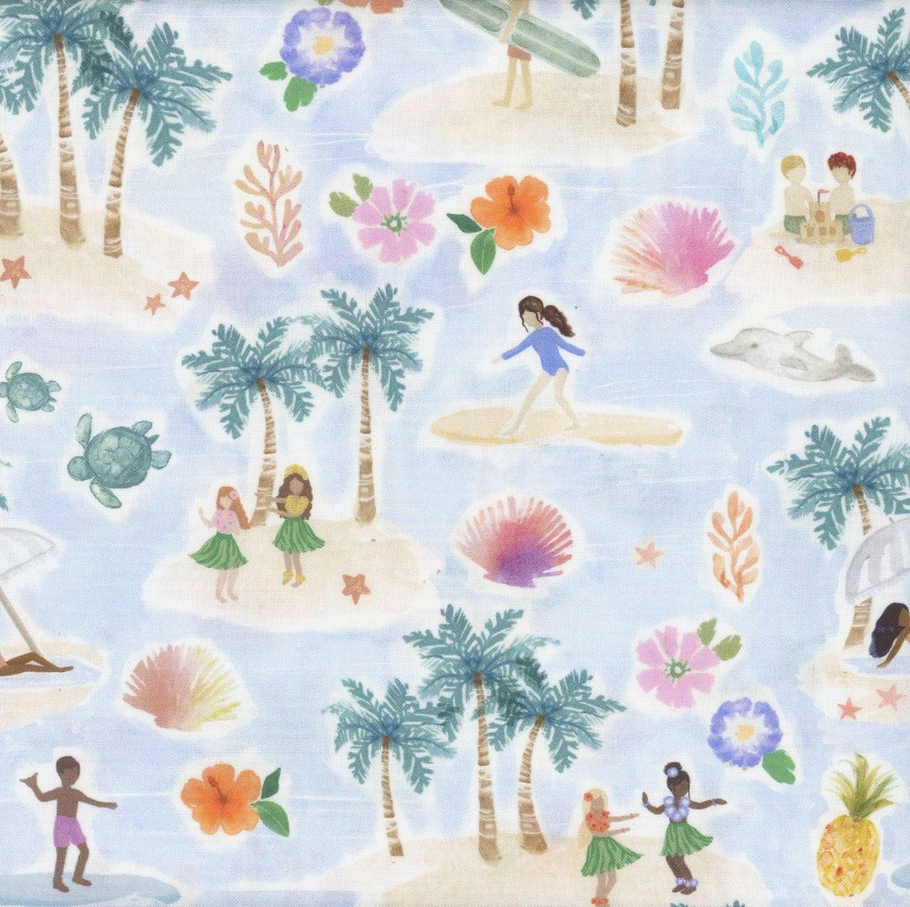 Dear Stella Fabrics Aloha Aloha Multi - Hancock