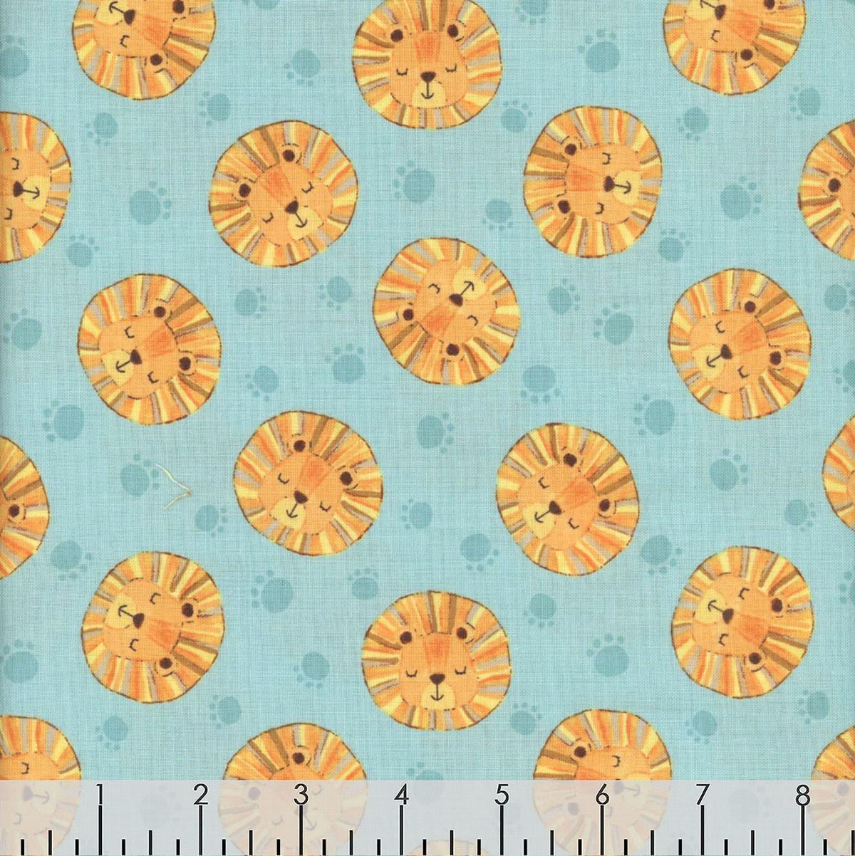 Wilmington Prints Fabrics Safari Snuggles Jenny Faw Designs Lion