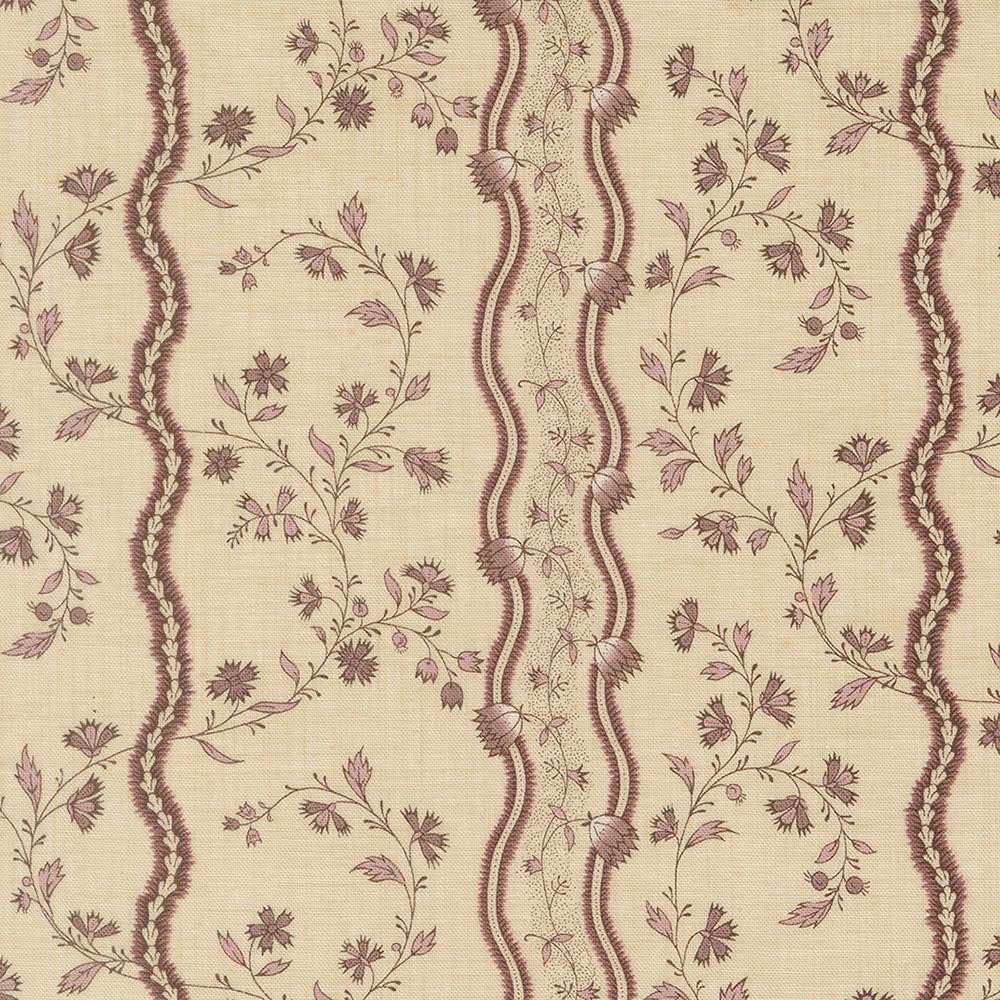 Moda Fabrics Fleur De Paris French General Jonquille Floral Stripe