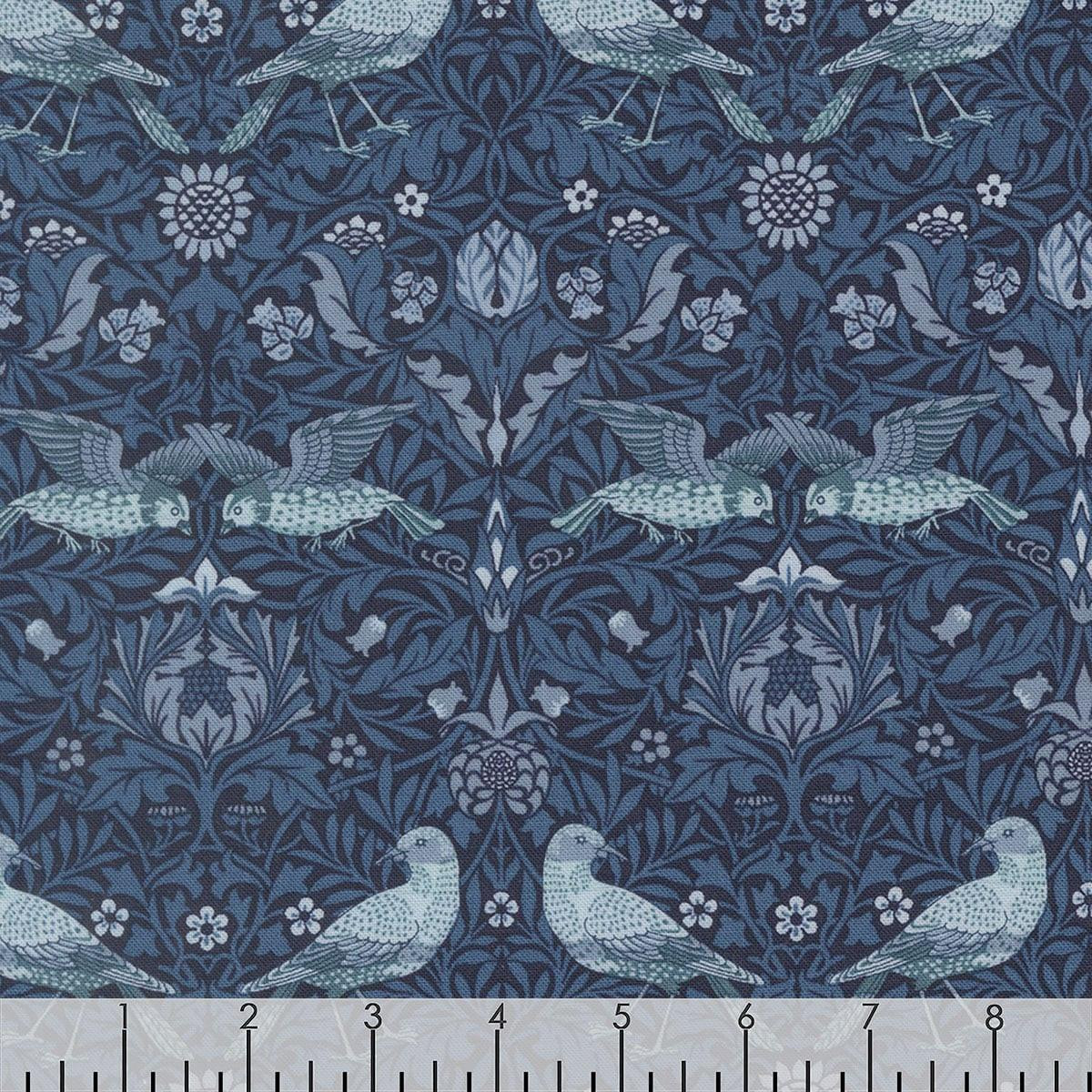 Moda Fabrics William Morris Muse Barbara Brackman Damask Birds