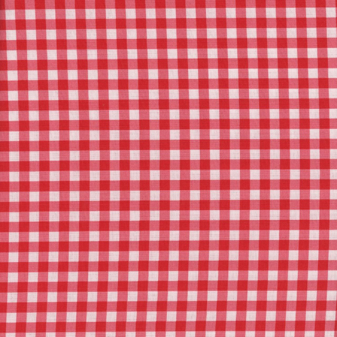 Wilmington Prints Fabrics Essential Classics Gingham Check Red