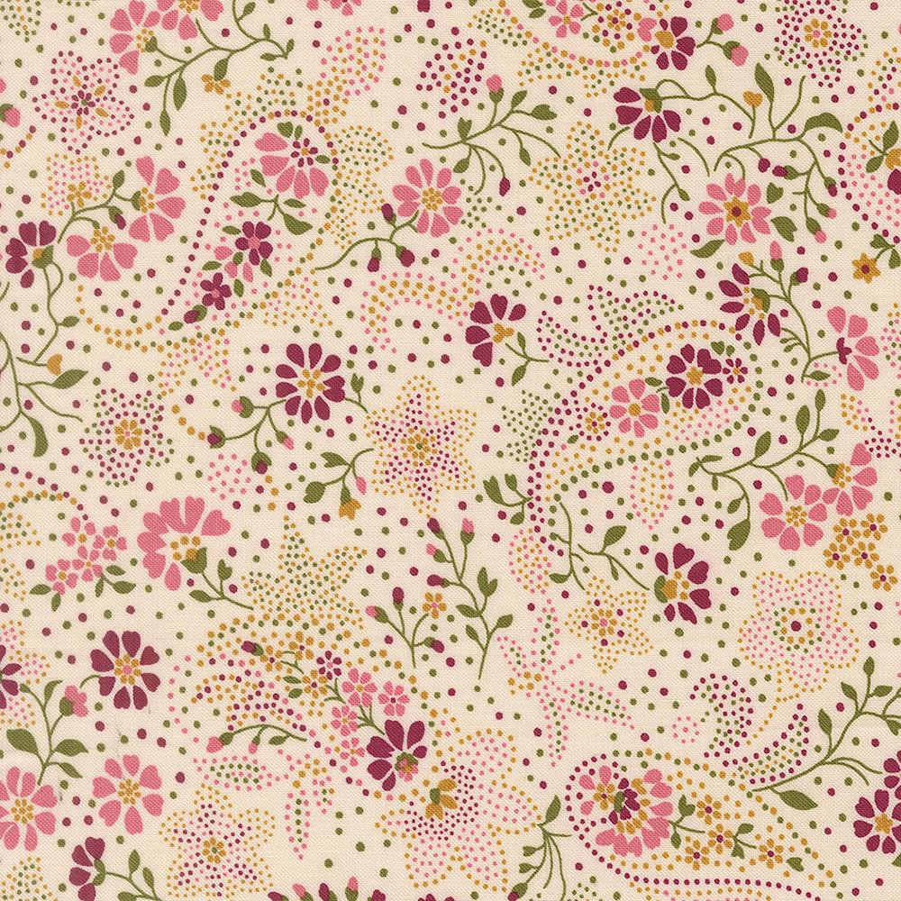 Moda Fabrics Chelsea Garden Moda Bohemian Flare Dotted Paisley